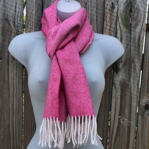 James Alexander Baby Aplaca Heringbone Design Scarf